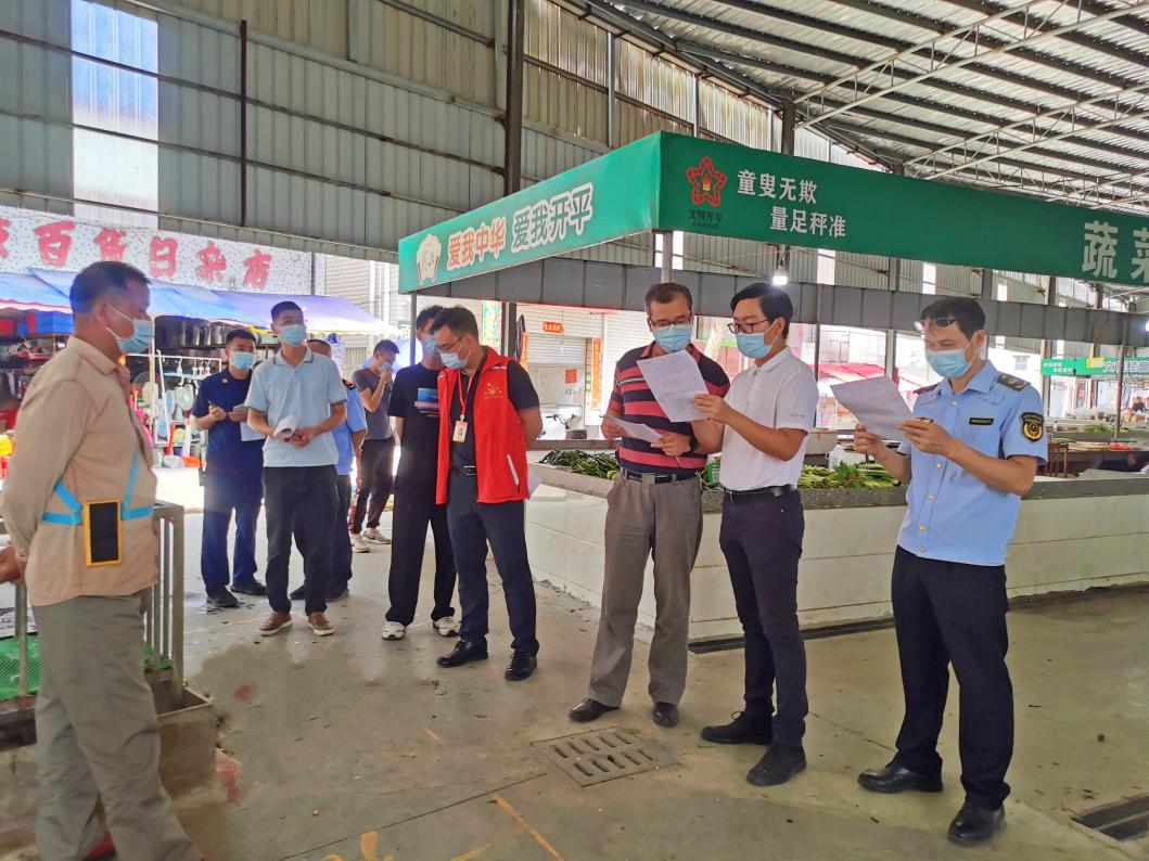 4-5月19日，鎮(zhèn)對市場提質改造工程進行自檢驗收.png
